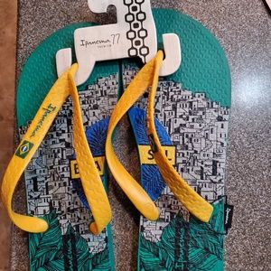 NWT Brazilian Ipanema Quality Flip Flops
